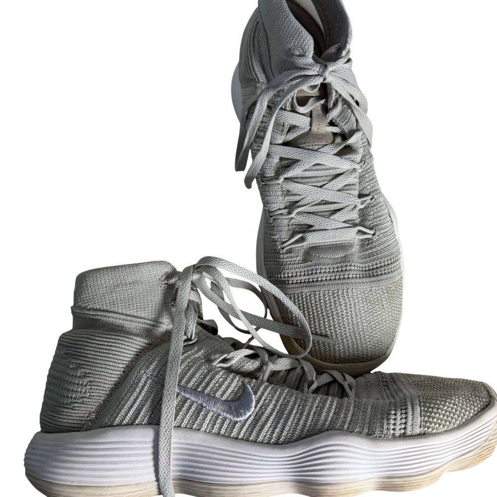 Nike Hyperdunk 2017 Flyknit Pale Grey Basketball Shoes 917726-002 Mens 13